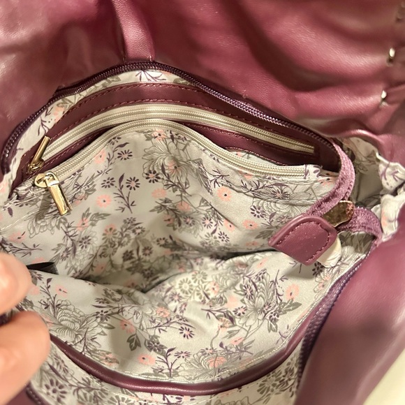 Alyssa Shoulder Bag Crossbody Plum - Picture 6 of 10